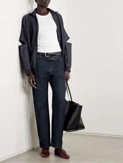 Alec Low-Rise Straight-Leg Selvedge Jeans