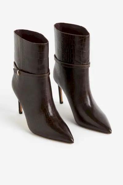 Ankle-High Leather Boots