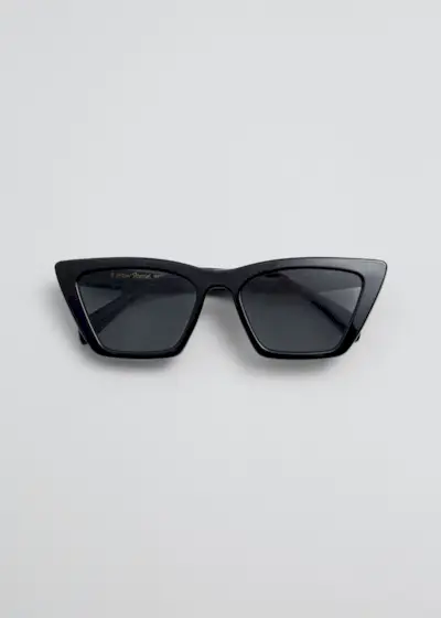 Angular Cat Eye Sunglasses