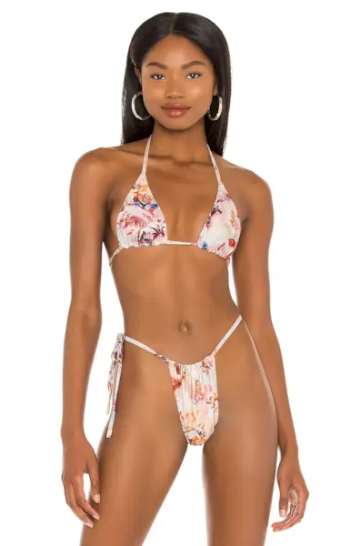 Danielle Guizio + Amorini Bikini Top