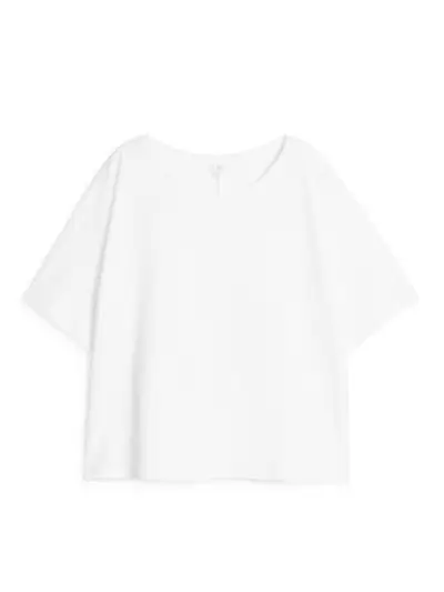 Relaxed T-Shirt - White - Arket Gb