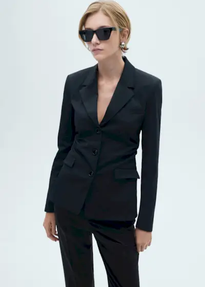 Fitted Suit Blazer - Women | Mango Usa