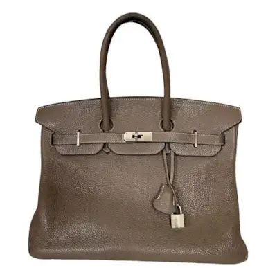 Birkin 35 Leather Handbag