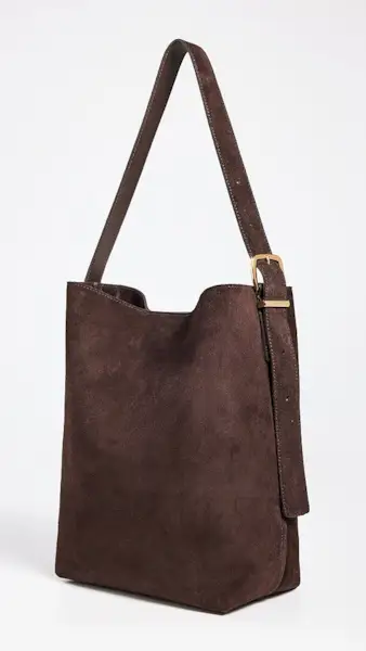 Madewell Suede Essentials Bucket Tote