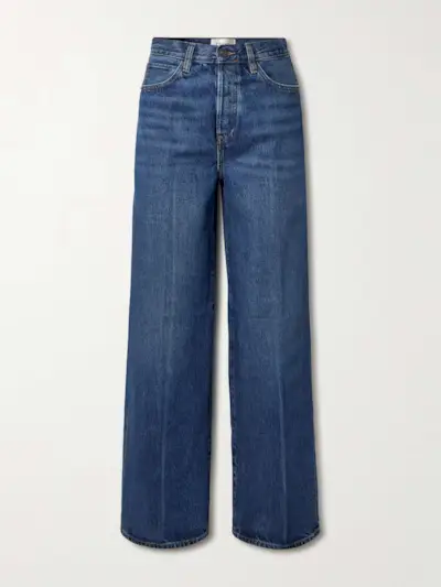 The Collegiate High-Rise Wide-Leg Jeans