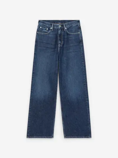 Coral Wide Jeans – Dark Blue – Women – Arket Gb