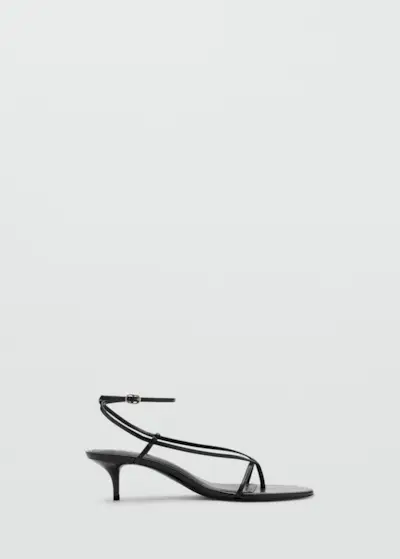 Heeled Sandals With Thin Strap - Women | Mango Usa