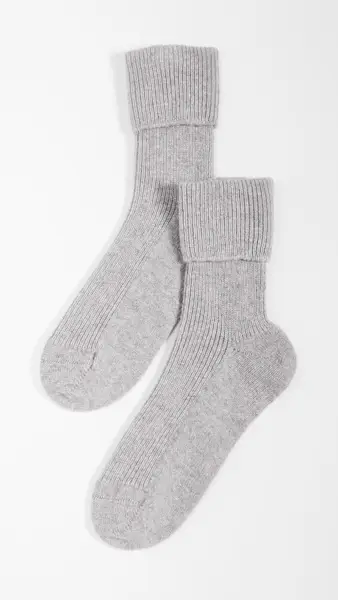 Rosie Sugden + Cashmere Bed Crew Socks
