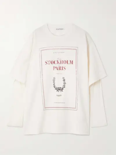 Layered Mesh-Trimmed Cotton-Jersey T-Shirt