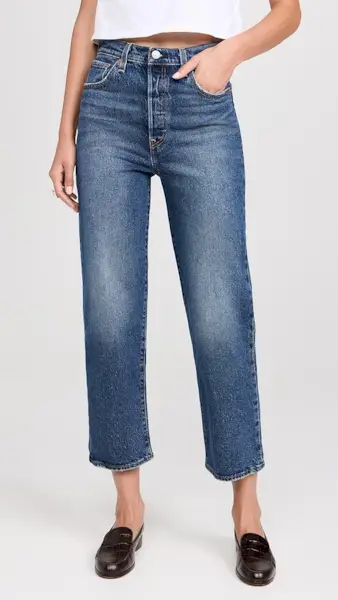 Levi's Ribcage Straight Ankle Jeans