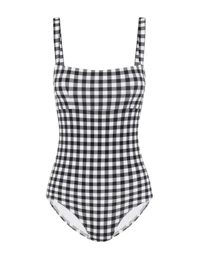Ephemera Resort, Classic Gingham Bandeau One Piece