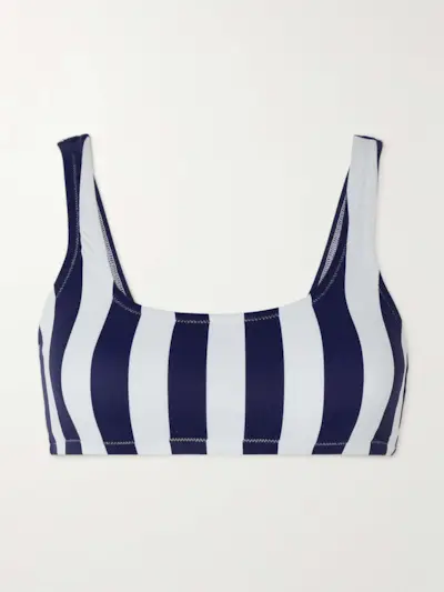 Ponza Striped Bikini Top
