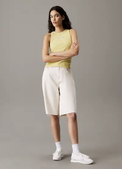 Denim Bermuda Shorts