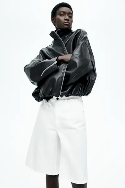 Denim Bermuda Shorts