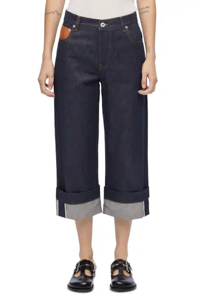 Loewe + Fisherman Turn-Up Jeans in Denim