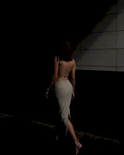 a photo showing cocktail attire for women with a woman wearing a long midi dress