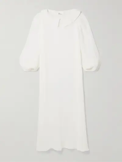 Mia Linen-Blend Gauze Maxi Dress