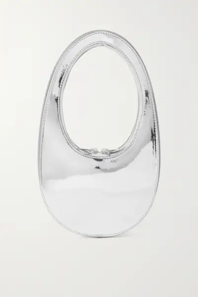 Swipe Mini Metallic Leather Tote