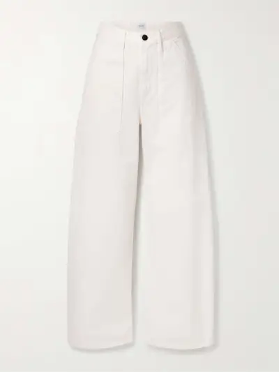 Ayla Cargo High-Rise Wide-Leg Jeans