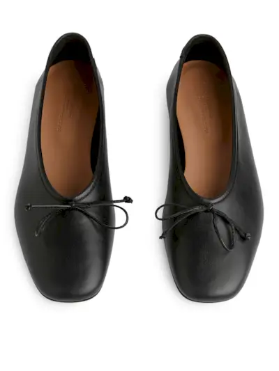 Leather Ballet Flats