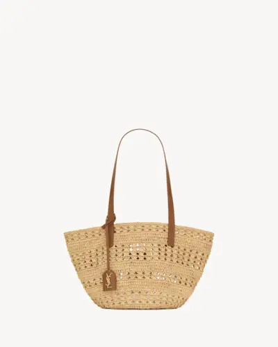 Panier Medium Bag in Raffia