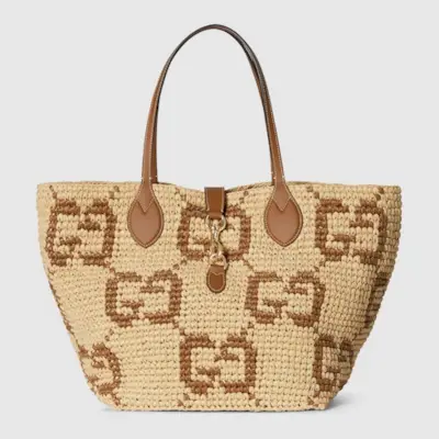 Woven Medium Tote Bag