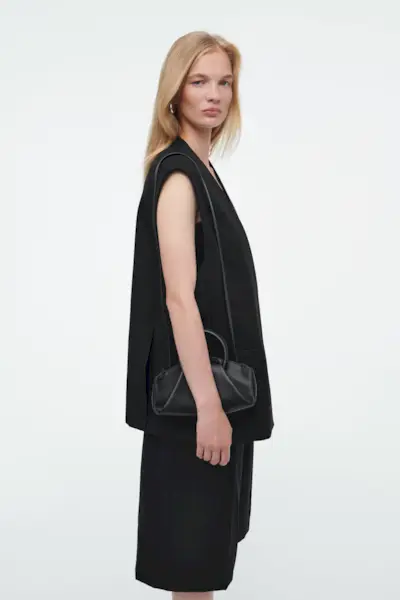 Fold Micro Tote in Leather