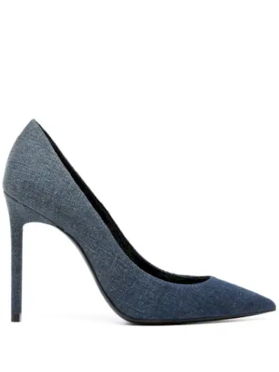 Saint Laurent + 100mm Denim Pumps