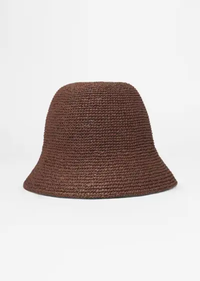 & Other Stories, Woven Straw Bucket Hat