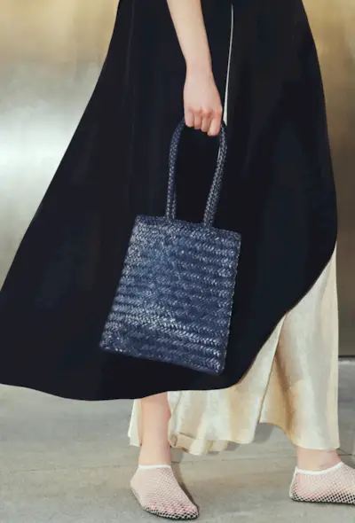 Sofia Gingham Seersucker Headscarf - Black Gingham