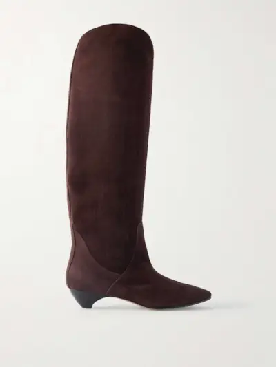 Allegra Suede Riding Boots