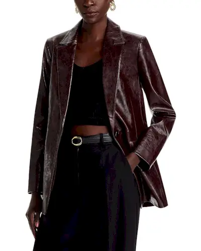 Savvy Faux Leather Jacket