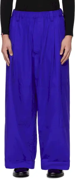 Blue Drawstring Trousers