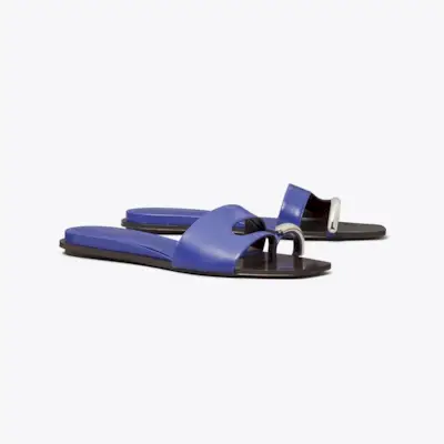 Pierced Slide in Blue, Size 10.5