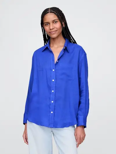 100% Linen Oversized Shirt