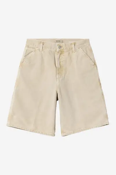 Carhartt WIP, Women’s Brandon Single Knee Short - Chalk Wash | Dusty Hamilton Brown