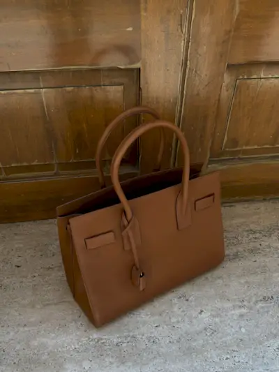 Brown Saint laurent Sac de Jour bag