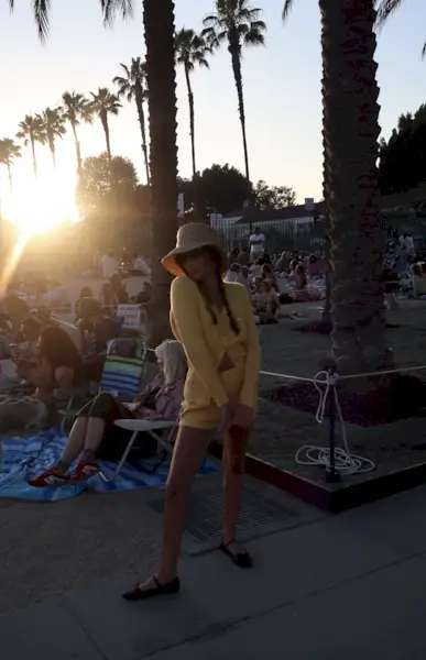 Woman wearing Loeffler Randall Leonie Ballet Flats.