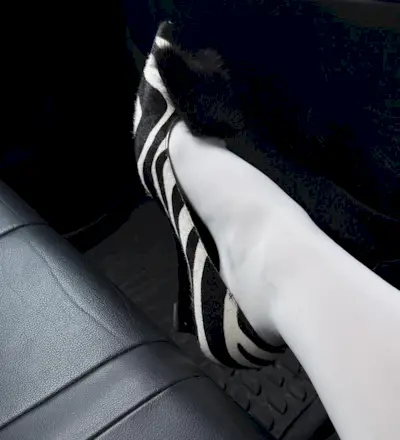 fashion influencer outfit image featuring the zebra print trend