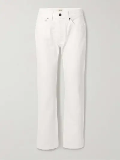 Callum Mid-Rise Straight-Leg Jeans