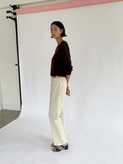 Tie Pants - Rice — Brooke Callahan