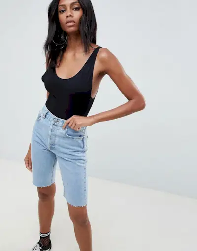 ASOS + Aldenham High Rise Longline Short