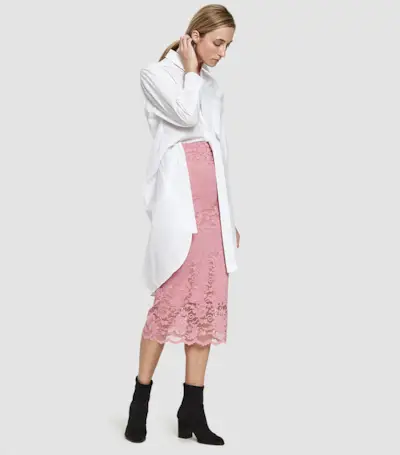 Ganni + Flynn Lace Skirt