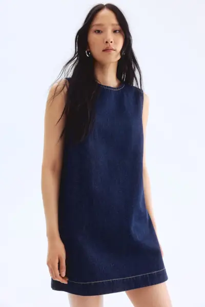 Denim Shift Dress