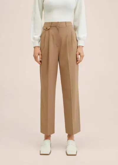 Mango + Pockets Straight Pants