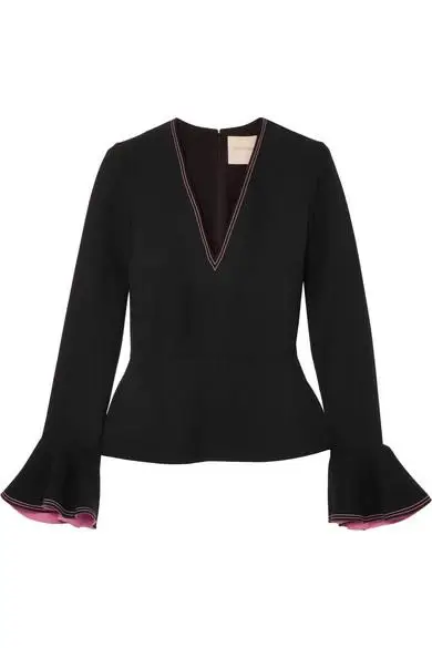 Roksanda + Prila Cady Peplum Top