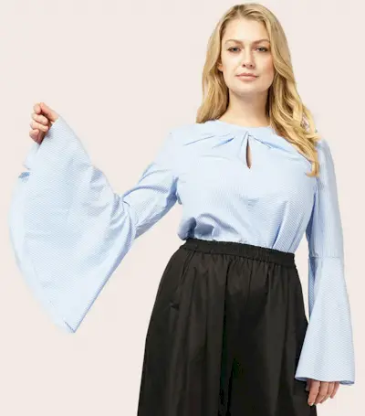 Prabal Gurung + Twist Front Blouse