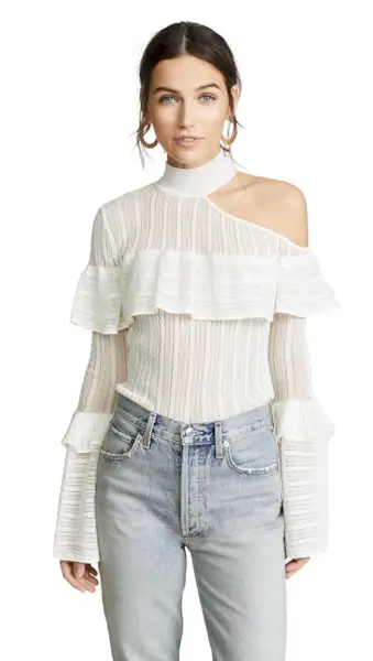 Self-Portrait + Bell Sleeve Knit