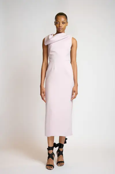 Molded Cady Sheath Day Dress