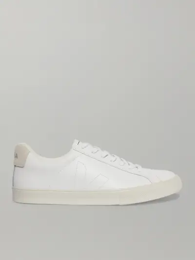 + Net Sustain Esplar Suede-Trimmed Leather Sneakers